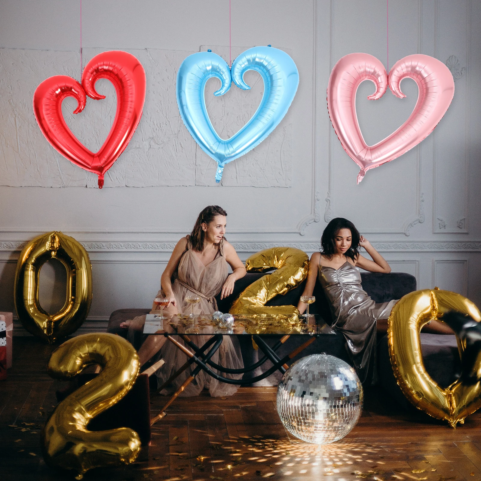 6 Pcs Heart Shaped Balloons Aluminum Foil Helium Colorful Wedding Accessories Balloon Supplies
6 Pcs Heart Shaped Balloons Aluminum Foil Helium Colorful Wedding Accessories Balloon Supplies