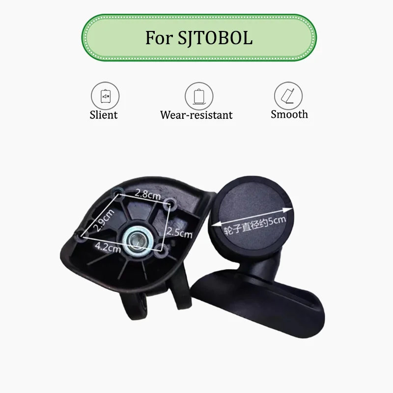 For SJTOBOL Quiet Luggage Wheels Replacement 360° Rotation TPU Heavy Duty Suitcase Repair Accessories Universal Fit
For SJTOBOL Quiet Luggage Wheels Replacement 360° Rotation TPU Heavy Duty Suitcase Repair Accessories Universal Fit