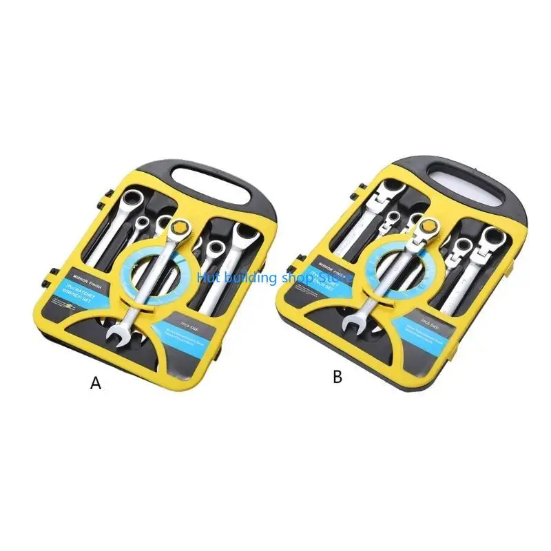 T21C 7pcs Ratchet Комбинированные метрические гаечные зубные зубные зубные моменты крутящий момент и инструменты гайки для гайке
T21C 7pcs Ratchet Комбинированные метрические гаечные зубные зубные зубные моменты крутящий момент и инструменты гайки для гайке
