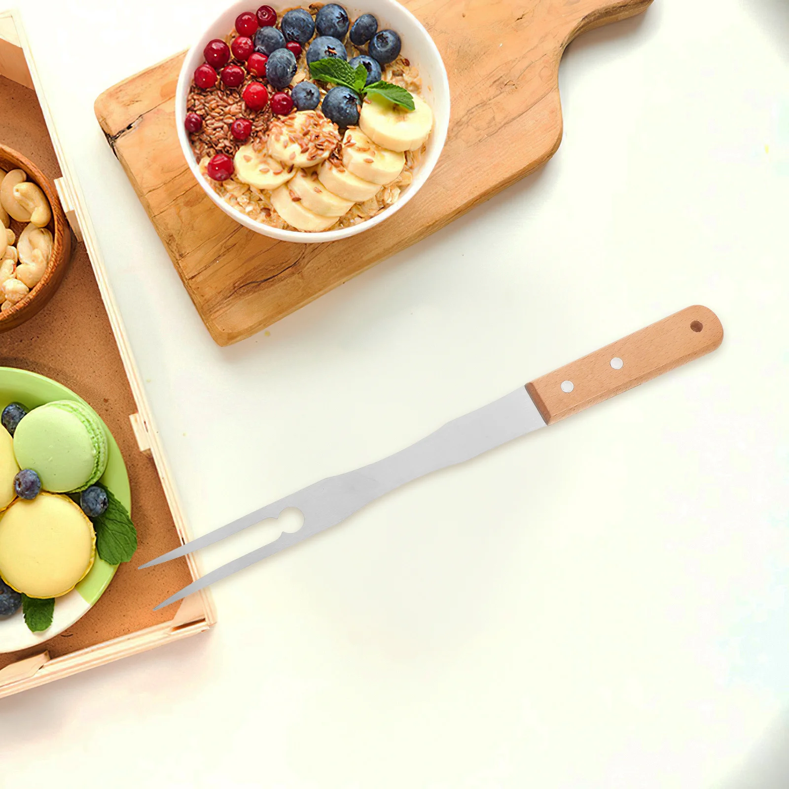 2Pcs Barbecue Fork Set Long Handle Metal Forks Non-Slip Grip for Steak Carving Serving Grilling Outdoor Camping Kitchen Cooking
2Pcs Barbecue Fork Set Long Handle Metal Forks Non-Slip Grip for Steak Carving Serving Grilling Outdoor Camping Kitchen Cooking