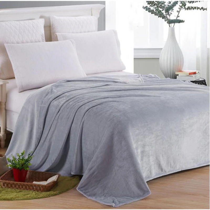 Throws Coral Fleece Blanket Solid Color Soft Flannel Blanket Living Room Bedroom Air Conditioning Bed Blankets Home Accessories
Throws Coral Fleece Blanket Solid Color Soft Flannel Blanket Living Room Bedroom Air Conditioning Bed Blankets Home Accessories