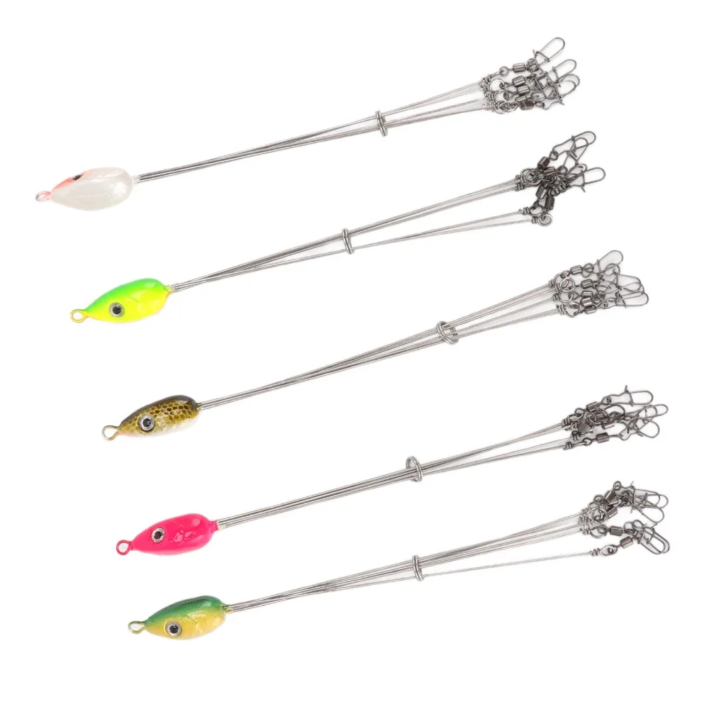 5PCS Stainless Steel Alabama Rig Fishing Lure with Swivel Snap 20.5cm Umbrella Rig 5 Arms Fishing Umbrella Bait Bass Fishing
5PCS Stainless Steel Alabama Rig Fishing Lure with Swivel Snap 20.5cm Umbrella Rig 5 Arms Fishing Umbrella Bait Bass Fishing