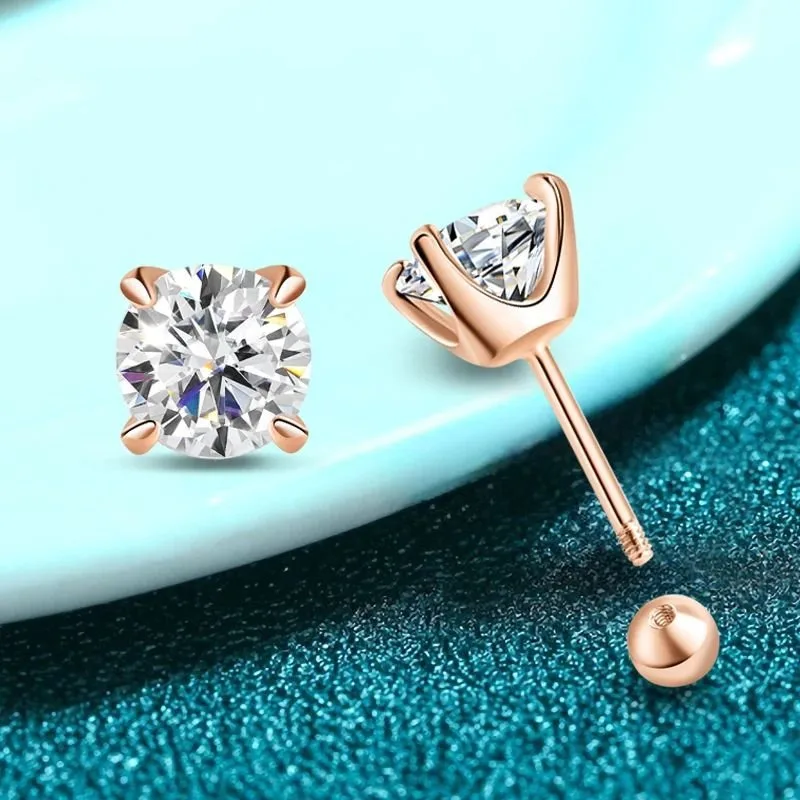 TY 0.5CT 1CT 2CT GRA Certified Moissanite Stud Earrings for Women Sparkling D Color Lab Diamond 925 Sterling Silver Jewelry 
TY 0.5CT 1CT 2CT GRA Certified Moissanite Stud Earrings for Women Sparkling D Color Lab Diamond 925 Sterling Silver Jewelry