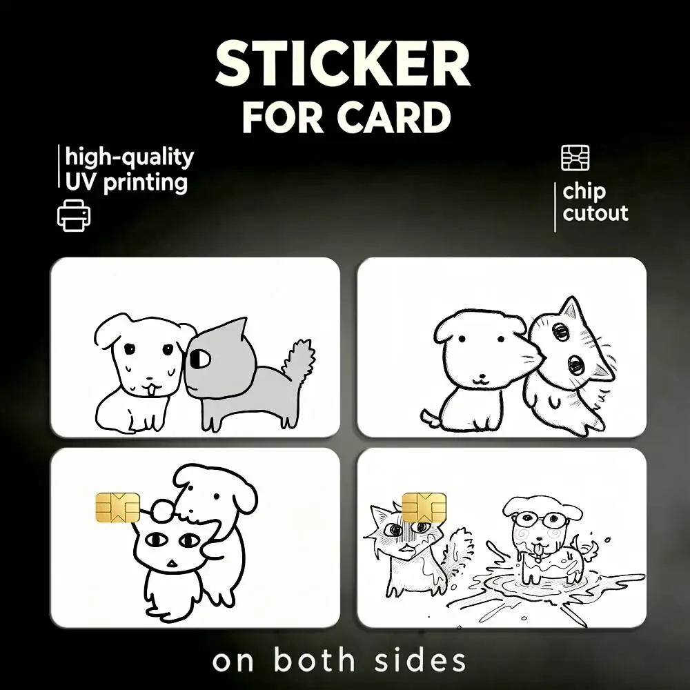 G-Ganadi and its Cat Friend HD Waterproof Card Skins Protective Stickers for Credit Bank Game Cards
G-Ganadi and its Cat Friend HD Waterproof Card Skins Protective Stickers for Credit Bank Game Cards