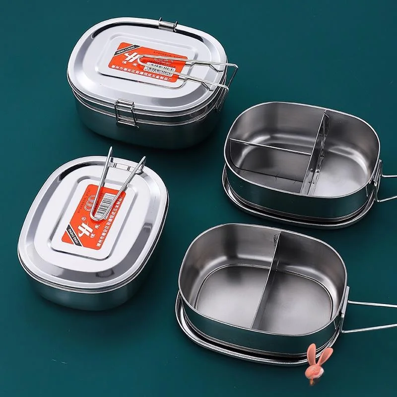Thiened Stainl Steel Old Sle Lunch Box with Cover Rectangular Adult Student Ceteria Rice Buet Bento Sted Meal
Thiened Stainl Steel Old Sle Lunch Box with Cover Rectangular Adult Student Ceteria Rice Buet Bento Sted Meal