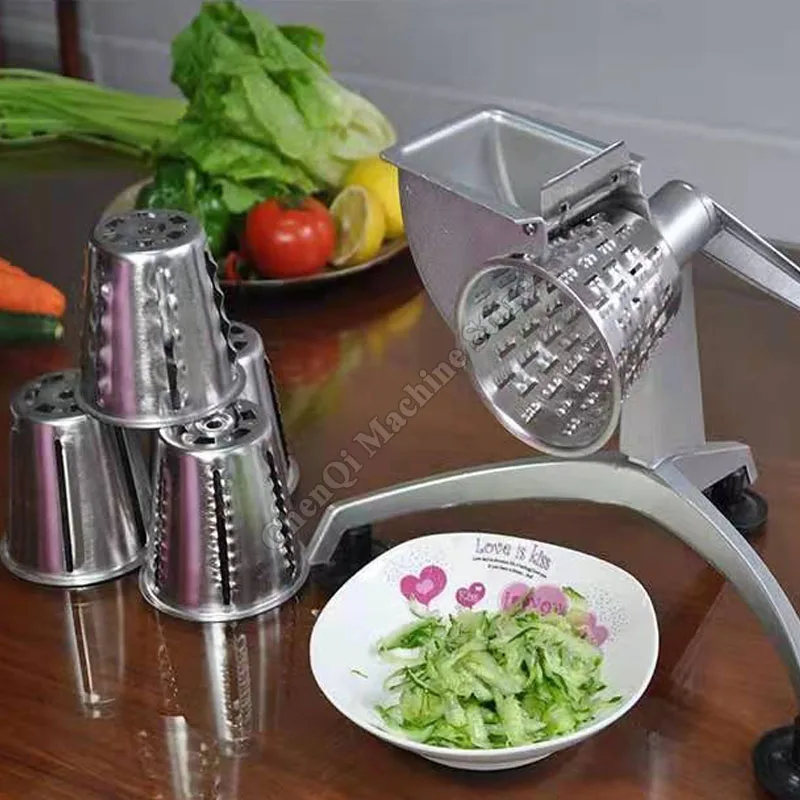 Drum Vegetable Cutter Five Multifunctional Stainless Steel Blade Hand Cranked Salad Machine Vegetable Slicer
Drum Vegetable Cutter Five Multifunctional Stainless Steel Blade Hand Cranked Salad Machine Vegetable Slicer