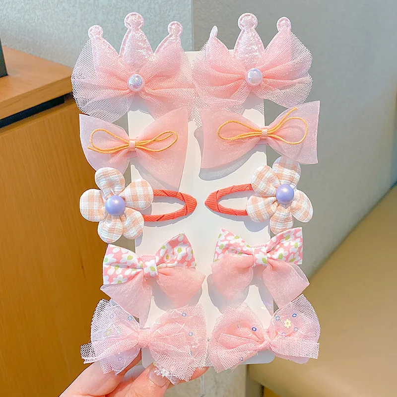 10Pcs/Set Flower Bow Children's Hairpins Lace Mesh Girl Hair Clips Sweet Cute Princess Barrettes Baby Hair Accessories
10Pcs/Set Flower Bow Children's Hairpins Lace Mesh Girl Hair Clips Sweet Cute Princess Barrettes Baby Hair Accessories