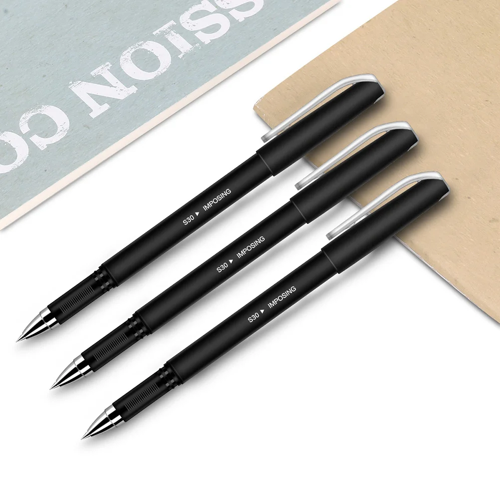 6Pcs Business Carbon Pens Signature 0.5mm Black Ink Smooth Effortless Writing Office School Gel Pens Carbon Pen
6Pcs Business Carbon Pens Signature 0.5mm Black Ink Smooth Effortless Writing Office School Gel Pens Carbon Pen