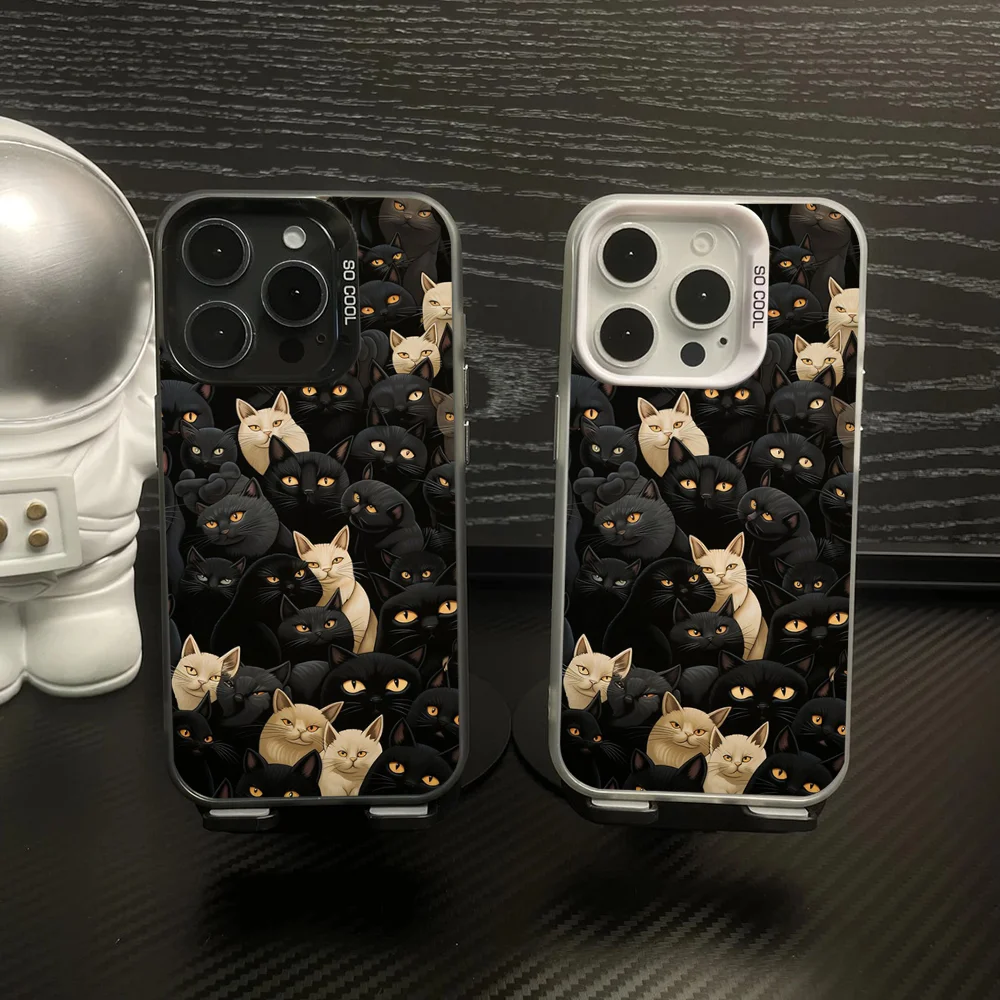 Black Cat Art Phone Case IMD Color Silver Shell For IPhone 16 15 14 13 12 Pro Max Plus
Black Cat Art Phone Case IMD Color Silver Shell For IPhone 16 15 14 13 12 Pro Max Plus