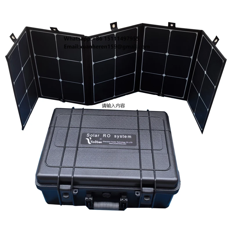 12V Suitcase Portable Solar Power Small Filter Machine Boat Purifier System Reverse Osmosis Plant Water Filtration Desalination
12V Suitcase Portable Solar Power Small Filter Machine Boat Purifier System Reverse Osmosis Plant Water Filtration Desalination