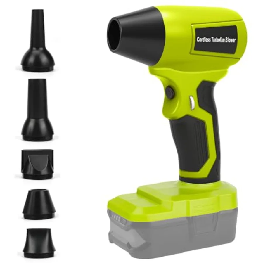 Handheld Leaf Blower for Ryobi 18V Battery 130 000 RPM Brushless Cordless Blower with 5 Nozzles Variable Speed Lightweight Blow
Handheld Leaf Blower for Ryobi 18V Battery 130 000 RPM Brushless Cordless Blower with 5 Nozzles Variable Speed Lightweight Blow