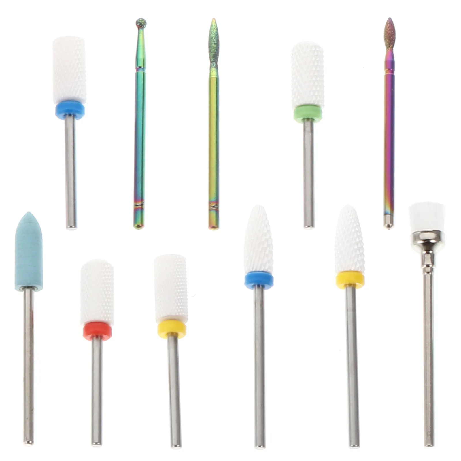 11 Pcs Manicure Drill Bit for Nails Bits Attachments Grinding Tools Accessories
11 Pcs Manicure Drill Bit for Nails Bits Attachments Grinding Tools Accessories