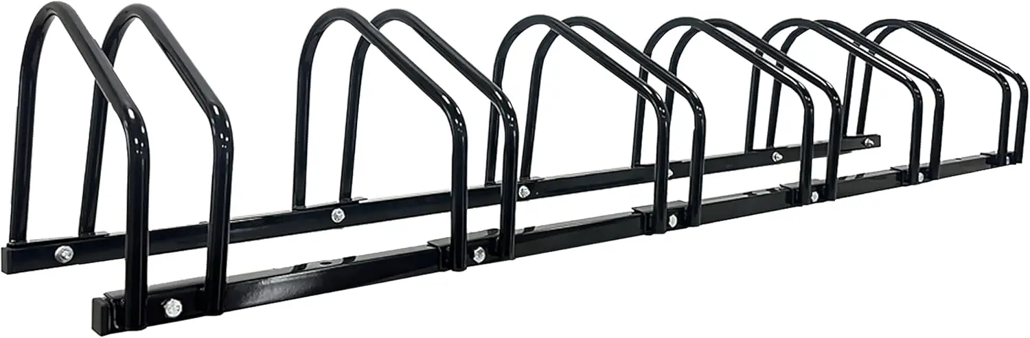 Garage Bike Rack Floor Stand for 6 Bikes, Indoor/Outdoor Use with 22-28" Wheels and Max 2.1" Tire Width
Garage Bike Rack Floor Stand for 6 Bikes, Indoor/Outdoor Use with 22-28" Wheels and Max 2.1" Tire Width