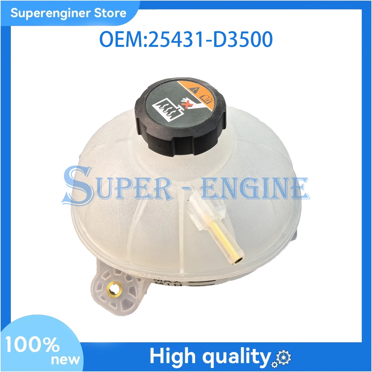 Brand New Engine Coolant Overflow Bottle Reservoir Tank 25431-D3500 25431D3500 For KIA SPORTAGE 2017 2018-2022 2.0L 2.4L
Brand New Engine Coolant Overflow Bottle Reservoir Tank 25431-D3500 25431D3500 For KIA SPORTAGE 2017 2018-2022 2.0L 2.4L