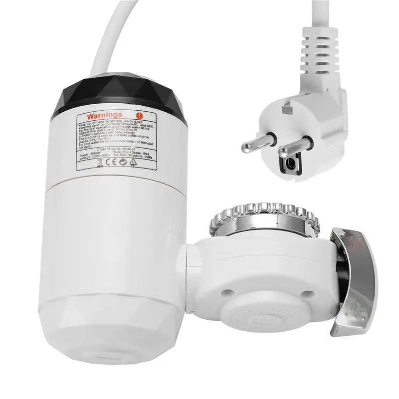 Hot Electric Water Heater With Temperature Display For Kitchen Instant Heating Faucet Heater Tankless Water Heater EU Plug
Hot Electric Water Heater With Temperature Display For Kitchen Instant Heating Faucet Heater Tankless Water Heater EU Plug