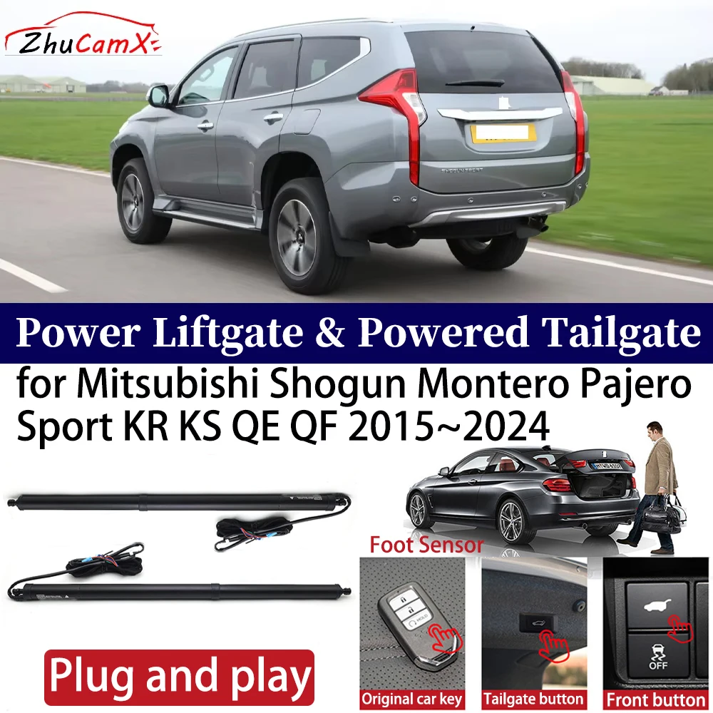 for Mitsubishi Shogun Montero Pajero Sport KR KS QE QF 2015~2024 Car Power Liftgate Automatic One-Click Powered Tailgate Strut
for Mitsubishi Shogun Montero Pajero Sport KR KS QE QF 2015~2024 Car Power Liftgate Automatic One-Click Powered Tailgate Strut