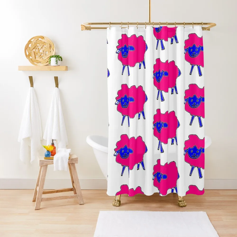 pink blue sheep Shower Curtain Waterproof Shower And Anti-Mold Bathroom And Shower Products Curtain
pink blue sheep Shower Curtain Waterproof Shower And Anti-Mold Bathroom And Shower Products Curtain