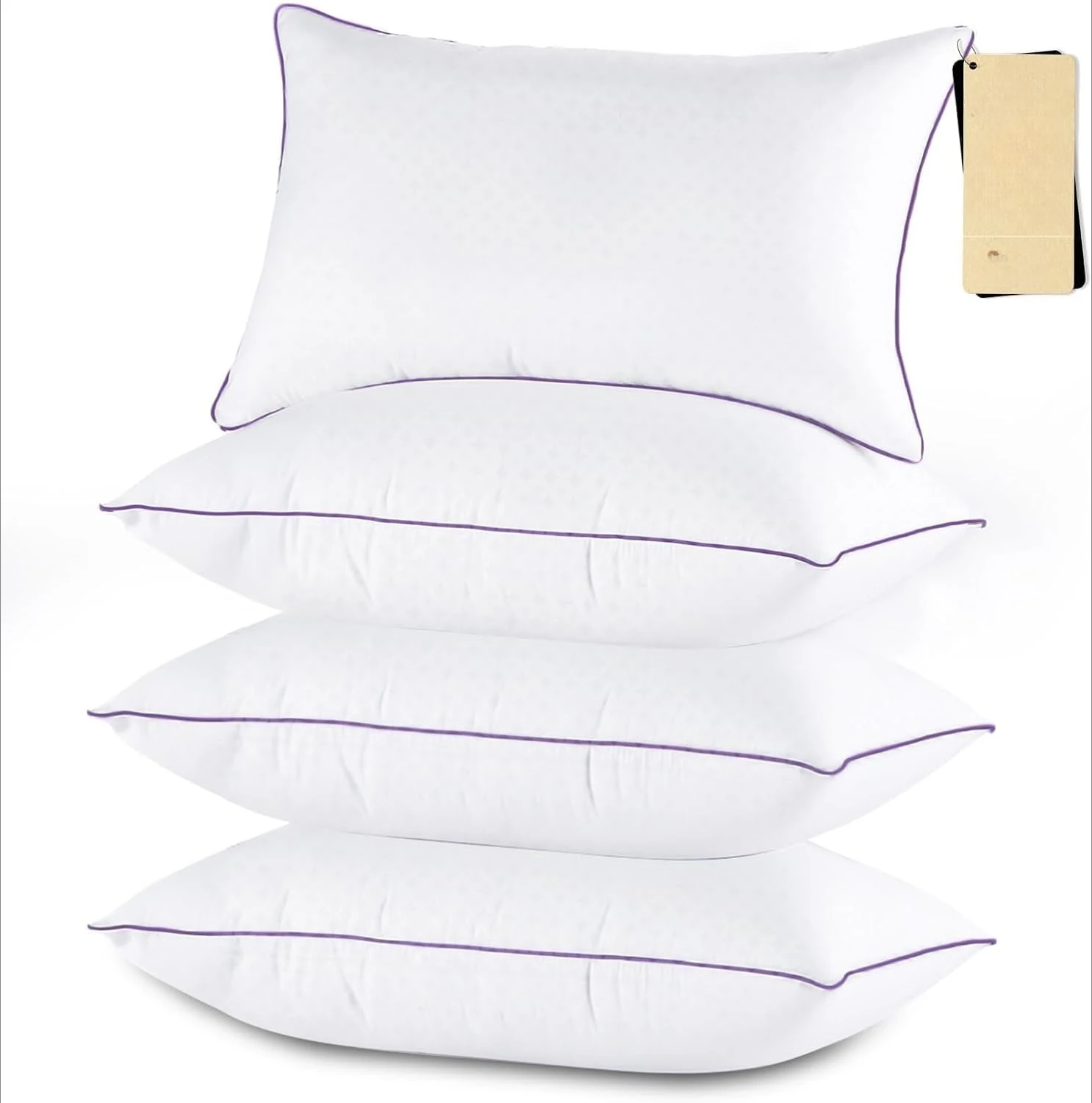 Pillows Queen Size Set of 4, Washable Supportive Bed Pillows with Super Soft Down Alternative Fill, Luxury Fluffy Hot
Pillows Queen Size Set of 4, Washable Supportive Bed Pillows with Super Soft Down Alternative Fill, Luxury Fluffy Hot
