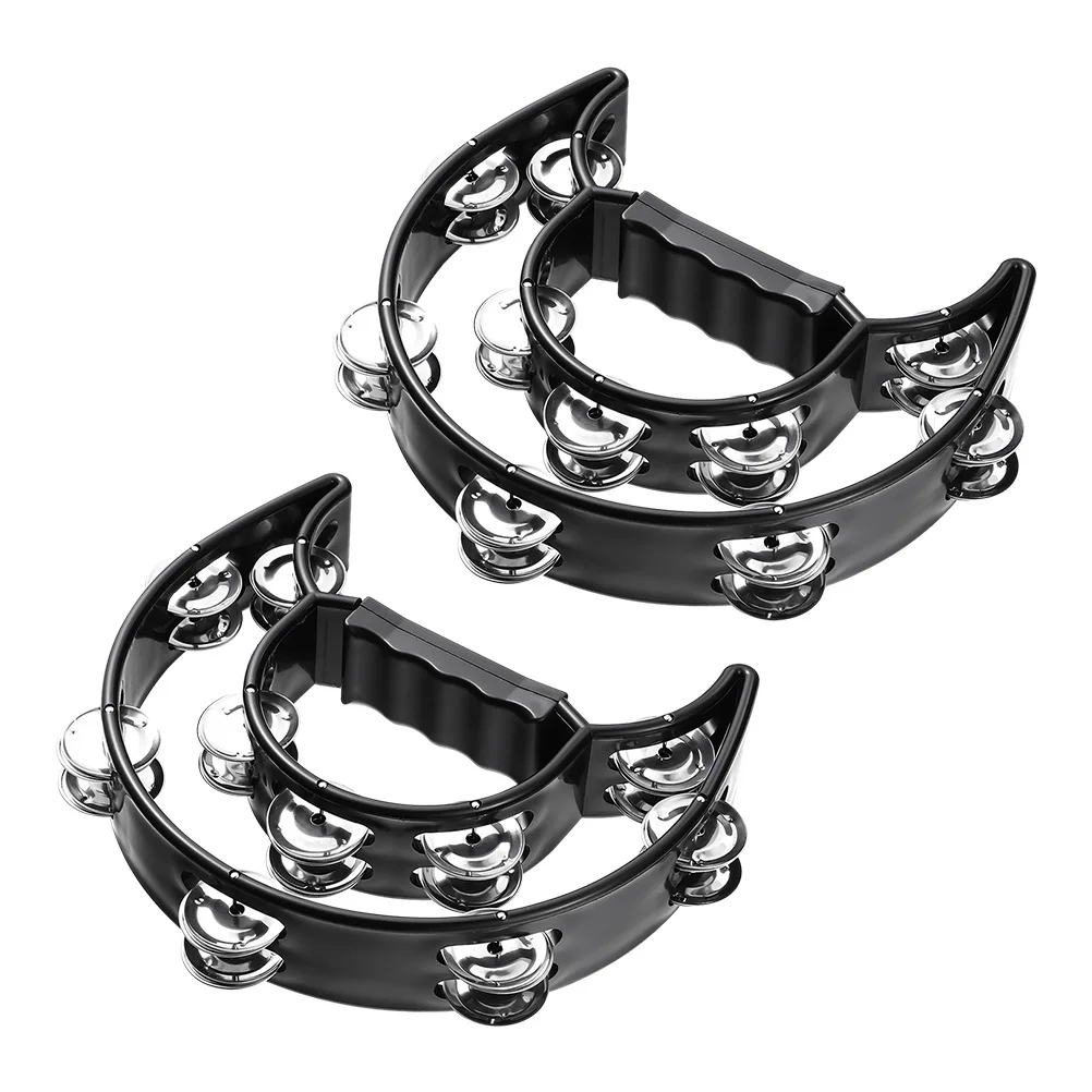 2pcs Handheld Bell Tambourine Instruments Hand Shaking Bell for Kids Baby Music Instrument Party Home KTV Bars Use Durable
2pcs Handheld Bell Tambourine Instruments Hand Shaking Bell for Kids Baby Music Instrument Party Home KTV Bars Use Durable