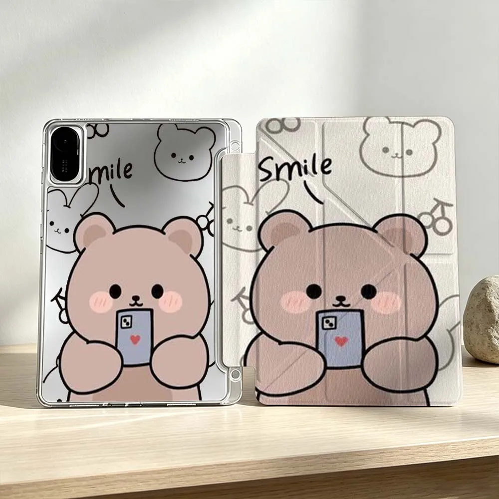 Cute Bear Pattern Soft For Xiaomi Mi Pad 8 7 6 5 Pro Redmi Pad SE 2 Poco Pad Foldable 3Y Tablet Case
Cute Bear Pattern Soft For Xiaomi Mi Pad 8 7 6 5 Pro Redmi Pad SE 2 Poco Pad Foldable 3Y Tablet Case