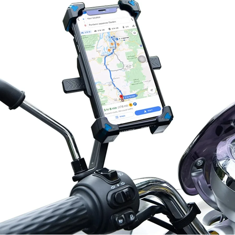 Universal Motorcycle Phone Mount with Quick Release Feature for 4.06.8 Inch Smartphones AntiShake Design 360 Rotation Adjustabl
Universal Motorcycle Phone Mount with Quick Release Feature for 4.06.8 Inch Smartphones AntiShake Design 360 Rotation Adjustabl