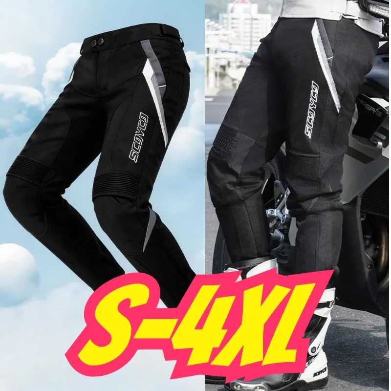 SCOYCO Men's Motorcycle Pants CE knee Breathable Mesh Wearproof Men trousers motorcyclist Motocross Pants man
SCOYCO Men's Motorcycle Pants CE knee Breathable Mesh Wearproof Men trousers motorcyclist Motocross Pants man