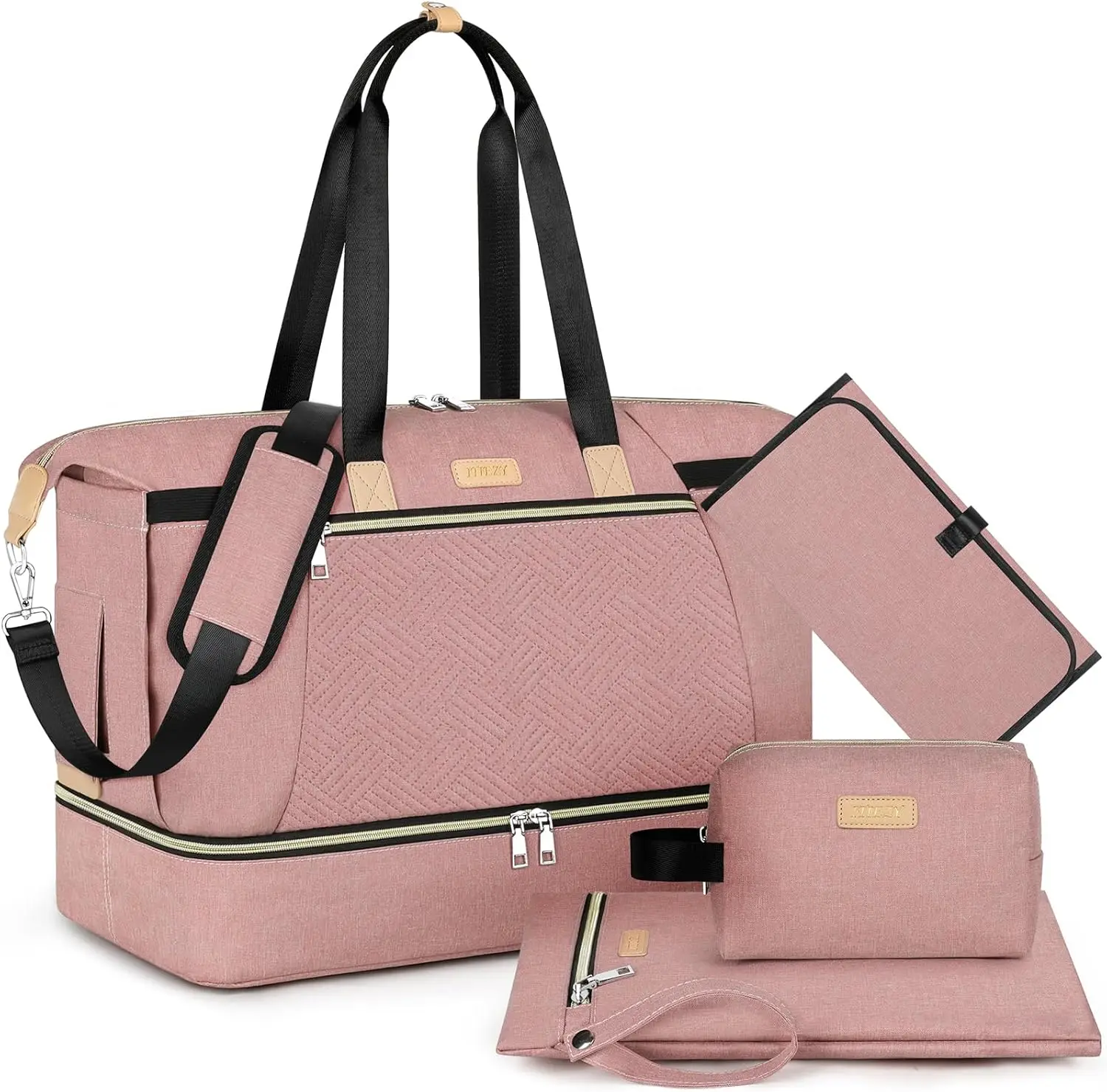 Large Diaper Bag Tote for Baby - Mommy Bag with Changing Pad & Pacifier Case, Travel Hospital Bag
Large Diaper Bag Tote for Baby - Mommy Bag with Changing Pad & Pacifier Case, Travel Hospital Bag
