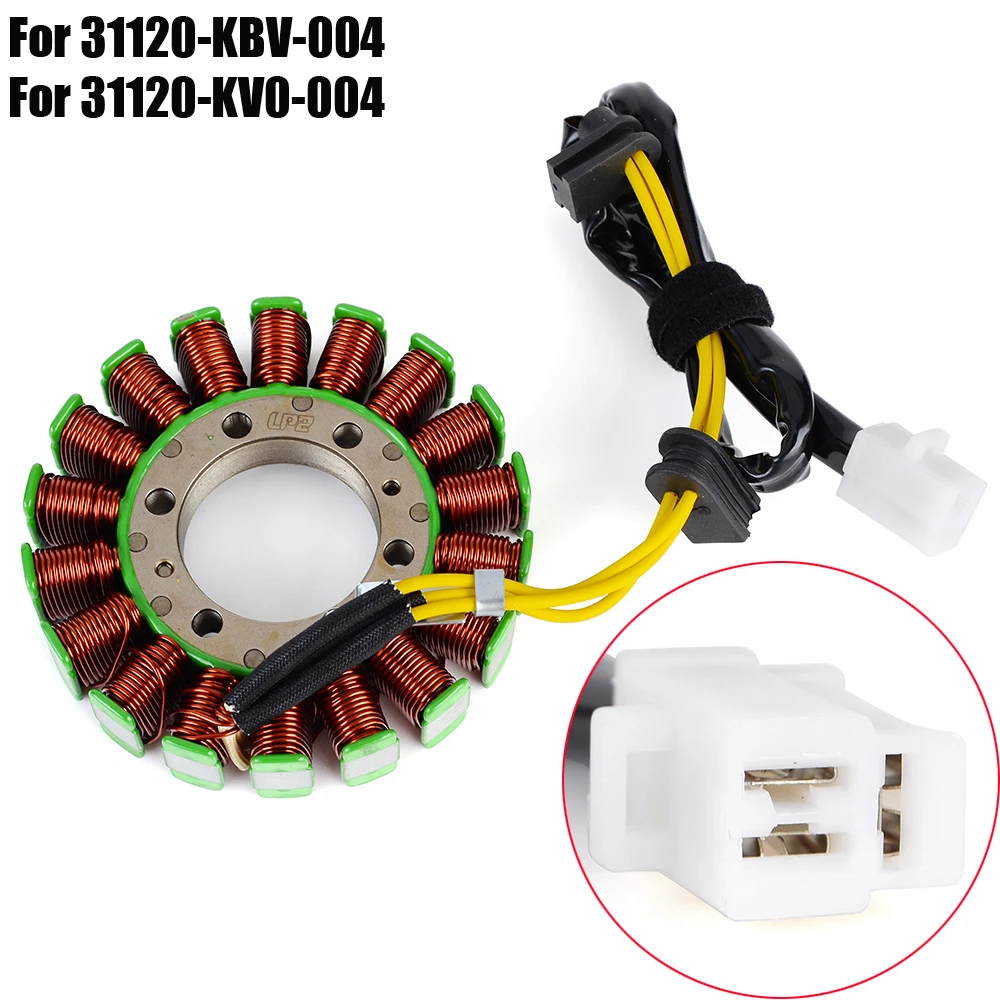 31120-KBV-004 31120-KV0-004 Motorcycle Generator Magneto Stator Coil for Honda VT250 VTR250 VTZ250
31120-KBV-004 31120-KV0-004 Motorcycle Generator Magneto Stator Coil for Honda VT250 VTR250 VTZ250