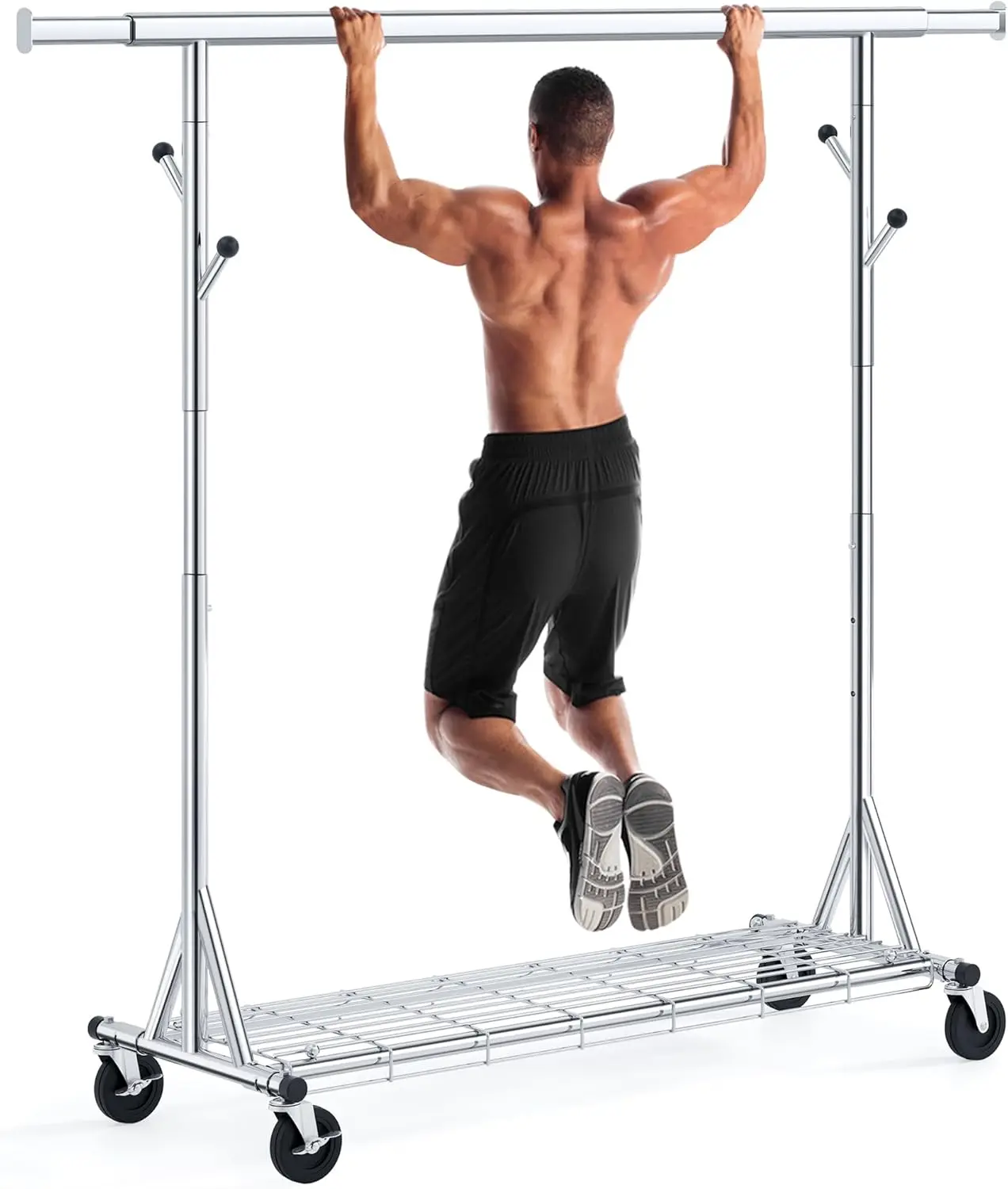 Heavy Duty Clothes Ra Load 480 Lbs Metal Clothing Garment Ra Hang 200 Pieces Of Clothing On Wheels Collapsible Rolling Portable
Heavy Duty Clothes Ra Load 480 Lbs Metal Clothing Garment Ra Hang 200 Pieces Of Clothing On Wheels Collapsible Rolling Portable