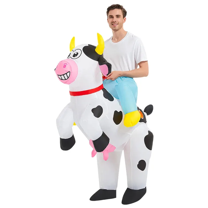 Anime Mascot Fancy Role Play Cow Duck Horse Inflatable Costumes Christmas Halloween Party Cosplay Costume Dress Suits for Adult
Anime Mascot Fancy Role Play Cow Duck Horse Inflatable Costumes Christmas Halloween Party Cosplay Costume Dress Suits for Adult