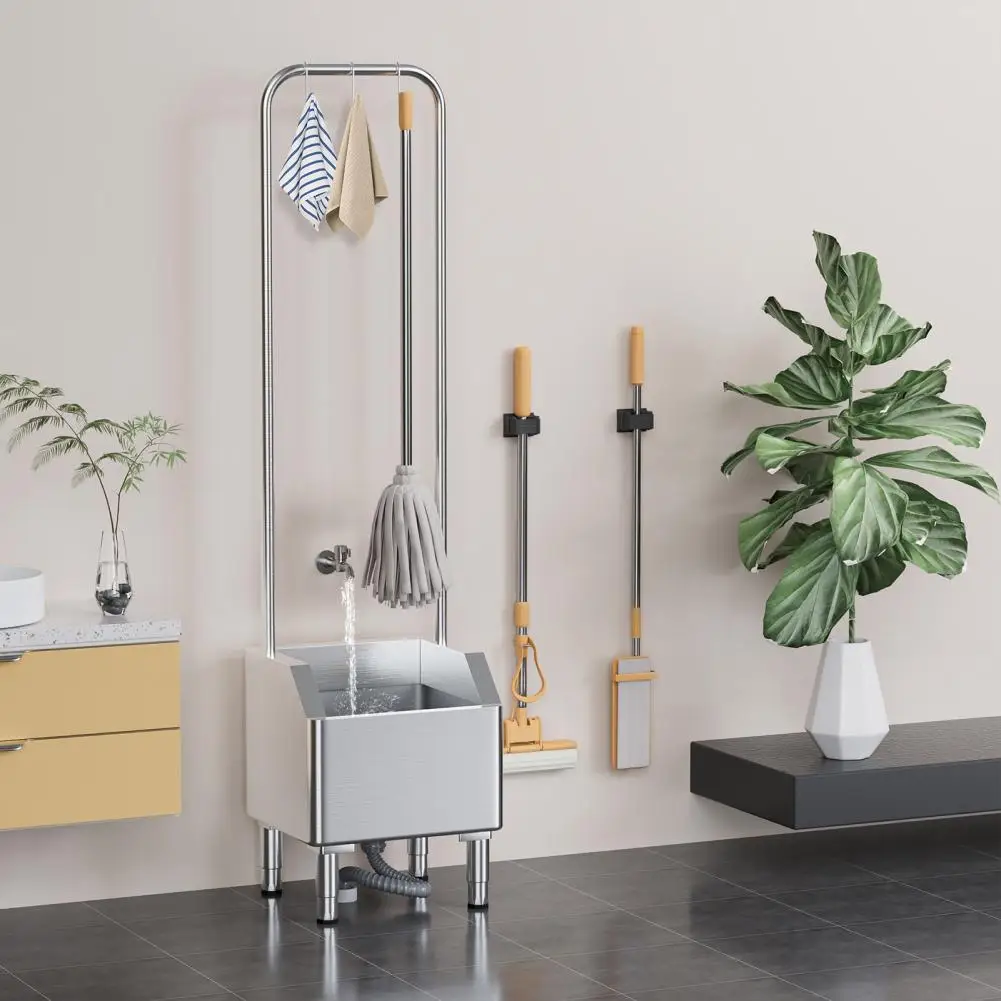 Раковина из нержавеющей стали с удлиненной подставкой, коммерческая раковина для прачечной, кухни, ресторана, гаража
Раковина из нержавеющей стали с удлиненной подставкой, коммерческая раковина для прачечной, кухни, ресторана, гаража