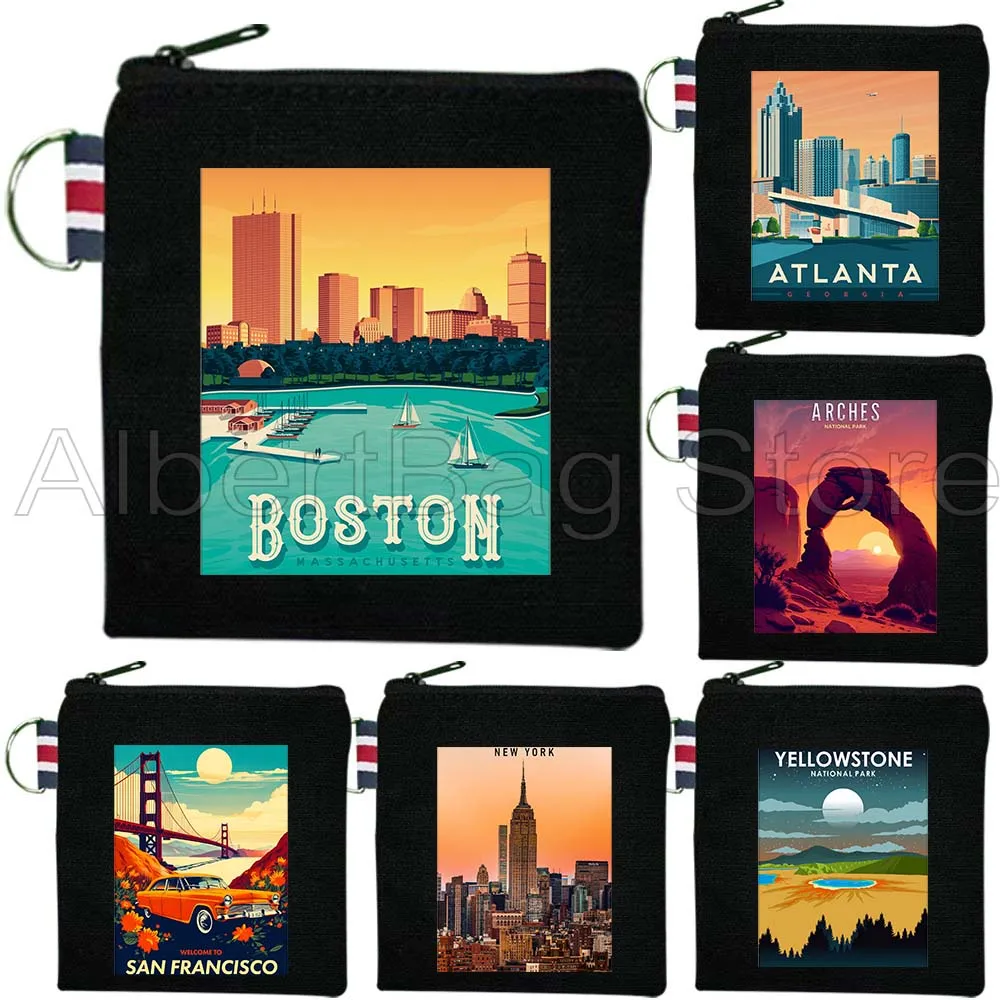 Arches California Boston Buenos Aires Costa Rica Hawaii Mexico City Canvas Coin Purse Key Lipstick Storage Card Bag Wallet Pouch
Arches California Boston Buenos Aires Costa Rica Hawaii Mexico City Canvas Coin Purse Key Lipstick Storage Card Bag Wallet Pouch