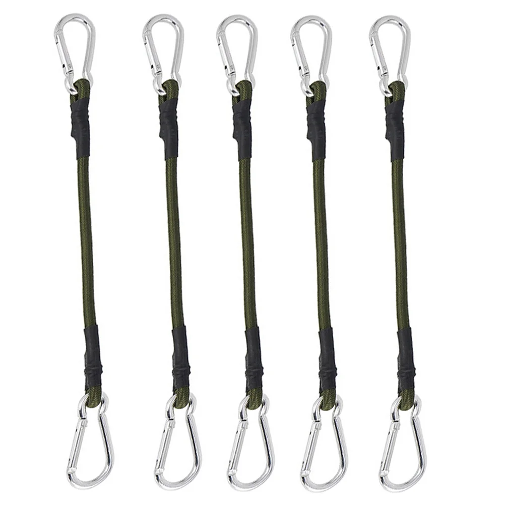 5 Pcs Carabiner Elastic Cord Tent Lanyard Luggage Rope Outdoor Bungee Cords Aluminum Alloy Mountaineering Buckle Strap Climbing
5 Pcs Carabiner Elastic Cord Tent Lanyard Luggage Rope Outdoor Bungee Cords Aluminum Alloy Mountaineering Buckle Strap Climbing