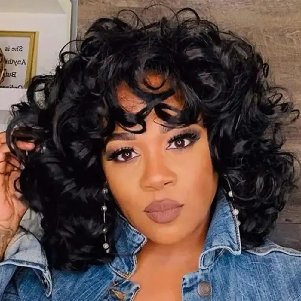 Модный парик для кудрявых волос, легко надеваемый, пышный, трендовый, из термостойкого шелка, с длинной челкой, для женщин
Модный парик для кудрявых волос, легко надеваемый, пышный, трендовый, из термостойкого шелка, с длинной челкой, для женщин