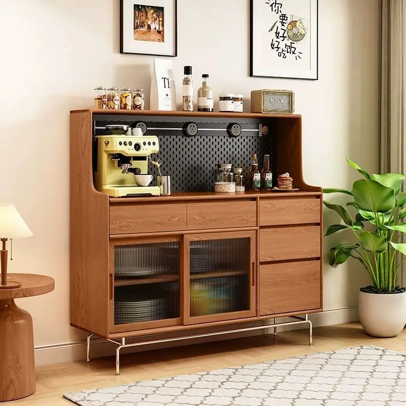 Solid wood dining side cabinet, living room tea cabinet, hole board, storage cabinet, small apartment storage
Solid wood dining side cabinet, living room tea cabinet, hole board, storage cabinet, small apartment storage