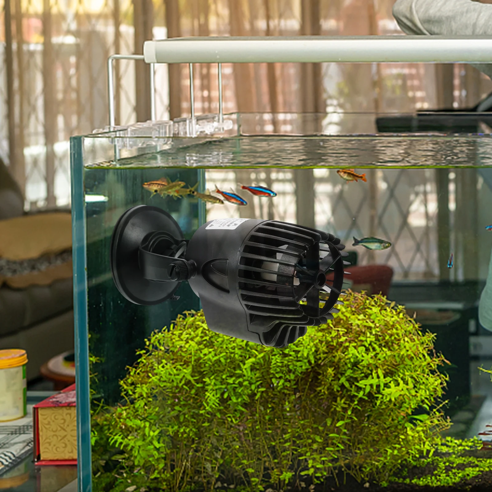 Fish Tank Wave Pump Silent Suction Cup Rotatable Adjustable Propeller Great Water Flow Better Circulation Cleanup Multi Angle
Fish Tank Wave Pump Silent Suction Cup Rotatable Adjustable Propeller Great Water Flow Better Circulation Cleanup Multi Angle