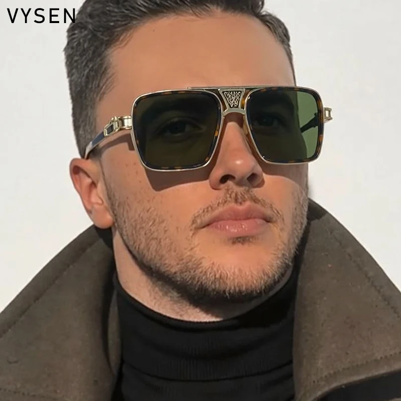 Polarized Oversized Square Steampunk Sunglasses Men 2025 Luxury Brand Vintage Trendy Punk Metal Sun Glasses Outdoor Shades UV400
Polarized Oversized Square Steampunk Sunglasses Men 2025 Luxury Brand Vintage Trendy Punk Metal Sun Glasses Outdoor Shades UV400