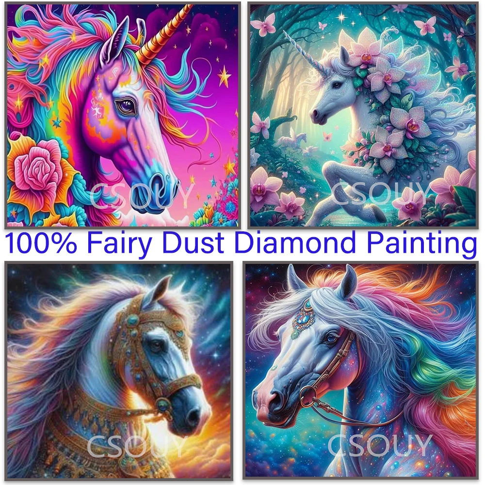 Horse 100% Full Square Fairy Dust Stones Carystal,Diamond Painting With Rhinestones, Cross Stitch,Mosaic Embroidery,AB Drills 5D
Horse 100% Full Square Fairy Dust Stones Carystal,Diamond Painting With Rhinestones, Cross Stitch,Mosaic Embroidery,AB Drills 5D