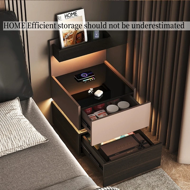 Italian Wood Bedside Table Wireless Charging Storage Locker Home Mid-century Nightstand Lamp Bedroom Interior Furniture
Italian Wood Bedside Table Wireless Charging Storage Locker Home Mid-century Nightstand Lamp Bedroom Interior Furniture