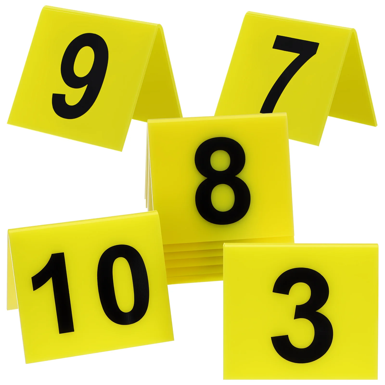 10pcs Acrylic Table Numbers Double Sided Reusable For Restaurant Banquet Party Seating Signs Multi-Function Tabletop Display
10pcs Acrylic Table Numbers Double Sided Reusable For Restaurant Banquet Party Seating Signs Multi-Function Tabletop Display