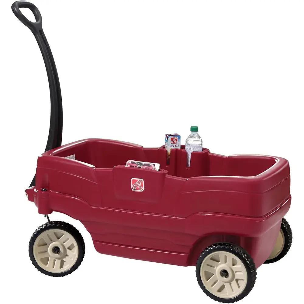 Neighborhood Wagon, Kids Ride On Toy, Stroller Substitute, Includes Seat Belts, Made o Durable Plastic, Max Weight 75 lbs., or T
Neighborhood Wagon, Kids Ride On Toy, Stroller Substitute, Includes Seat Belts, Made o Durable Plastic, Max Weight 75 lbs., or T