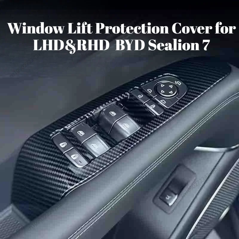 Carbon Fiber Texture Window Switch Trim Interior Upgrade Fits LHD & RHD BYD Sealion 7 2024-2026 Interior Mouldings durable
Carbon Fiber Texture Window Switch Trim Interior Upgrade Fits LHD & RHD BYD Sealion 7 2024-2026 Interior Mouldings durable