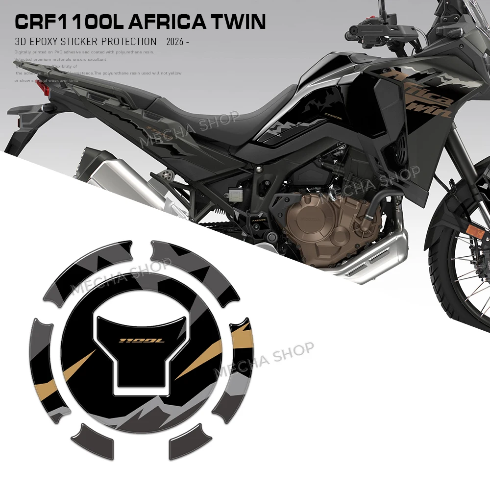 For Africa Twin CRF 1100 L 2026 Fuel Cap Protection 3D Epoxy Resin Decal Kit Motorcycle Accessories
For Africa Twin CRF 1100 L 2026 Fuel Cap Protection 3D Epoxy Resin Decal Kit Motorcycle Accessories