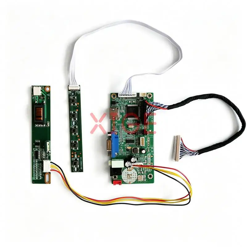 Monitor Controller Drive Board Fit LQ154K1LA LQ154K1LB QD15TL07 LTD154EX0 1-CCFL LVDS 30-Pin HDMI+VGA 1280*800 1280x800 DIY Kit
Monitor Controller Drive Board Fit LQ154K1LA LQ154K1LB QD15TL07 LTD154EX0 1-CCFL LVDS 30-Pin HDMI+VGA 1280*800 1280x800 DIY Kit