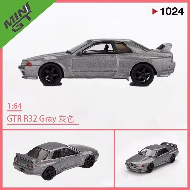 MINI GT 1:64 Scale Skyline GT-R R32 Gray Alloy Car Model Static Collection Decorated Holiday Gifts Toys
MINI GT 1:64 Scale Skyline GT-R R32 Gray Alloy Car Model Static Collection Decorated Holiday Gifts Toys