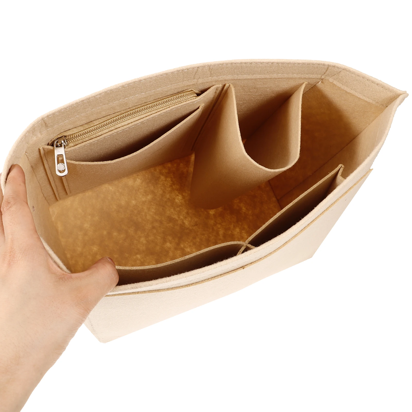 Handbag Organizer Insert Felt Lining for Women Purse Liner Keeps Shape Prevents Deformation Makeup Compartment Tote Bag
Handbag Organizer Insert Felt Lining for Women Purse Liner Keeps Shape Prevents Deformation Makeup Compartment Tote Bag