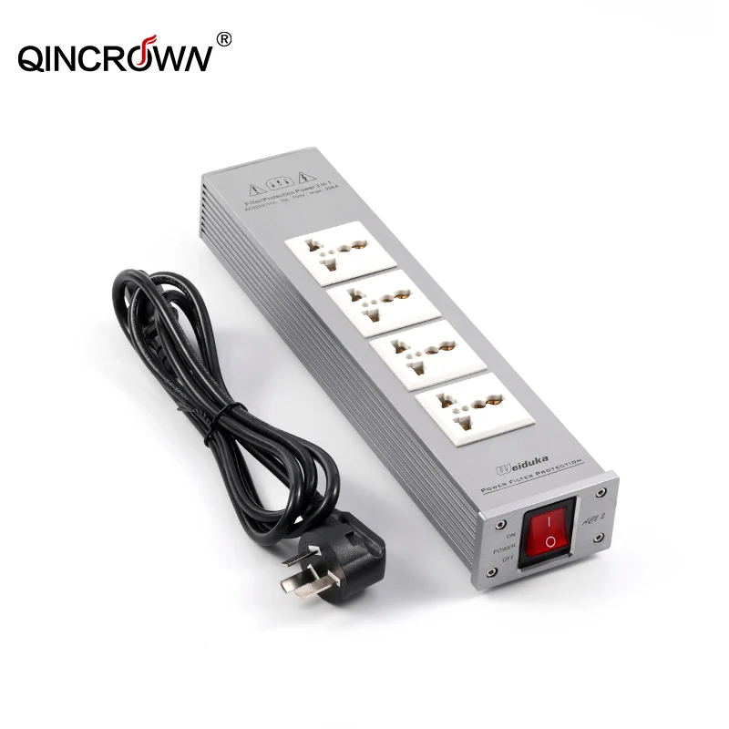 Hifi Weiduka AC2.2 Audio Noise AC Power Filter Surge Protection Outlets Power Strip with Universal Plug
Hifi Weiduka AC2.2 Audio Noise AC Power Filter Surge Protection Outlets Power Strip with Universal Plug
