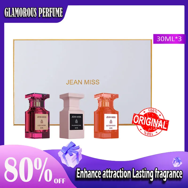90ml Perfume Fresh Natural Men Gift Box 3pcs Set Lasting Cologne Scent Perfumy Charming Man Perfumes Hombres Originales
90ml Perfume Fresh Natural Men Gift Box 3pcs Set Lasting Cologne Scent Perfumy Charming Man Perfumes Hombres Originales