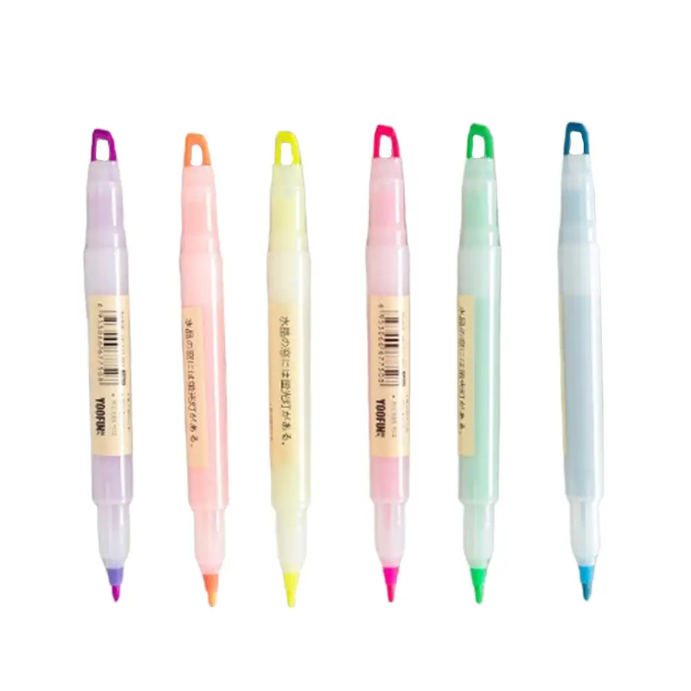 6 PCS Highlighters Pen Fluorescence Fluorescent Pens Marker Student Watercolor Markers
6 PCS Highlighters Pen Fluorescence Fluorescent Pens Marker Student Watercolor Markers
