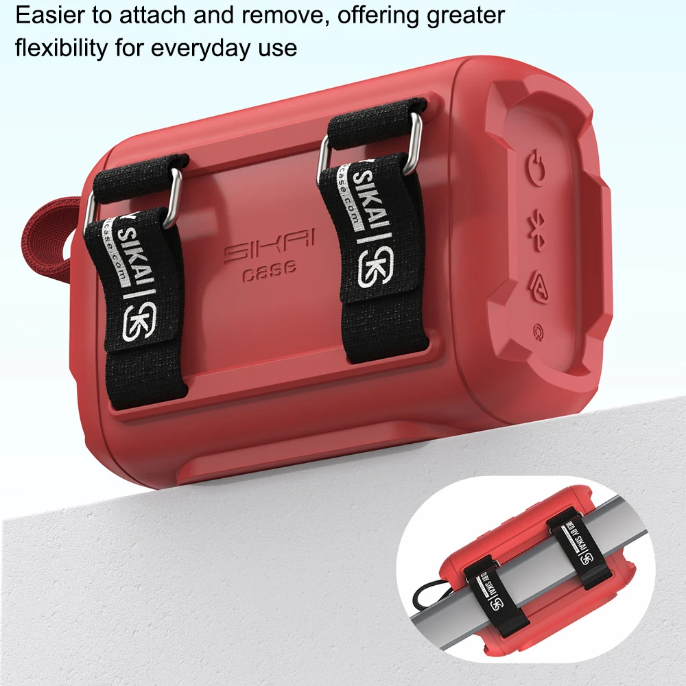 Silicone Case for JBL GO5 with Dust Plug Precise Cutout Removable Hook and loop fastener Multiple Colors Shockproof Cover
Silicone Case for JBL GO5 with Dust Plug Precise Cutout Removable Hook and loop fastener Multiple Colors Shockproof Cover